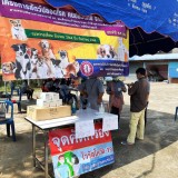 เทศบาลตำบลแม่อาย จัดโครงการ สัตว์ปลอดโรค คนปลอดภัย จากโรคพิษสุนัขบ้า ประจำปี 2564