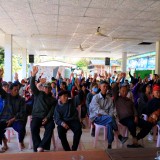 การออกประชาคมหมู่บ้านเพื่อจัดทำแผนพัฒนาท้องถิ่น พ.ศ.2561-2565