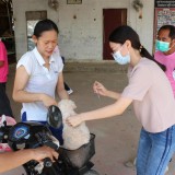 เทศบาลตำบลแม่อายออกพื้นที่ให้บริการฉีดวัคซีนป้องกันโรคพิษสุนัขบ้า ประจำปี ๒๕๖๓ 